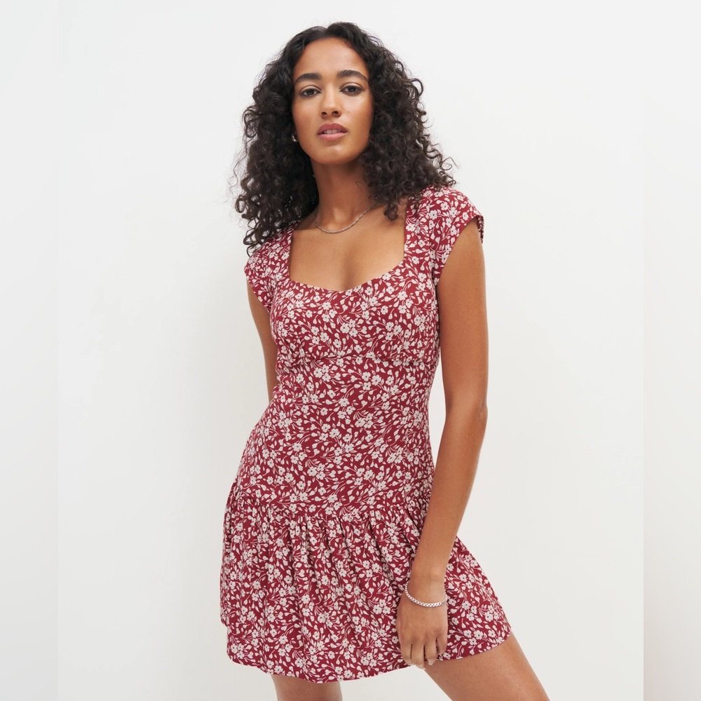 Reformation Olencia Dress in Flower Girl - size 10